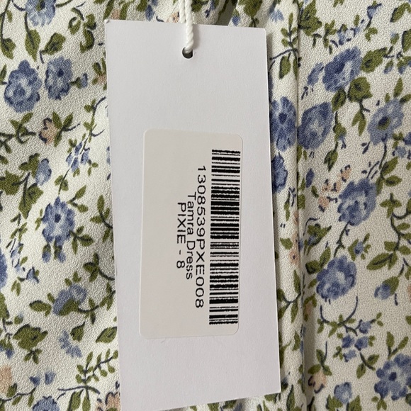 Reformation Floral Tamra Pixie Dress - Sz 8 - Picture 3 of 6